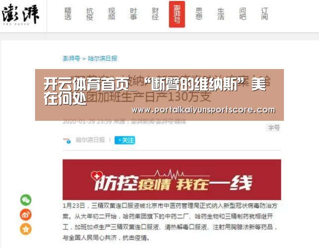 开云体育首页_“断臂的维纳斯”美在何处(图2) KAIYUN入口